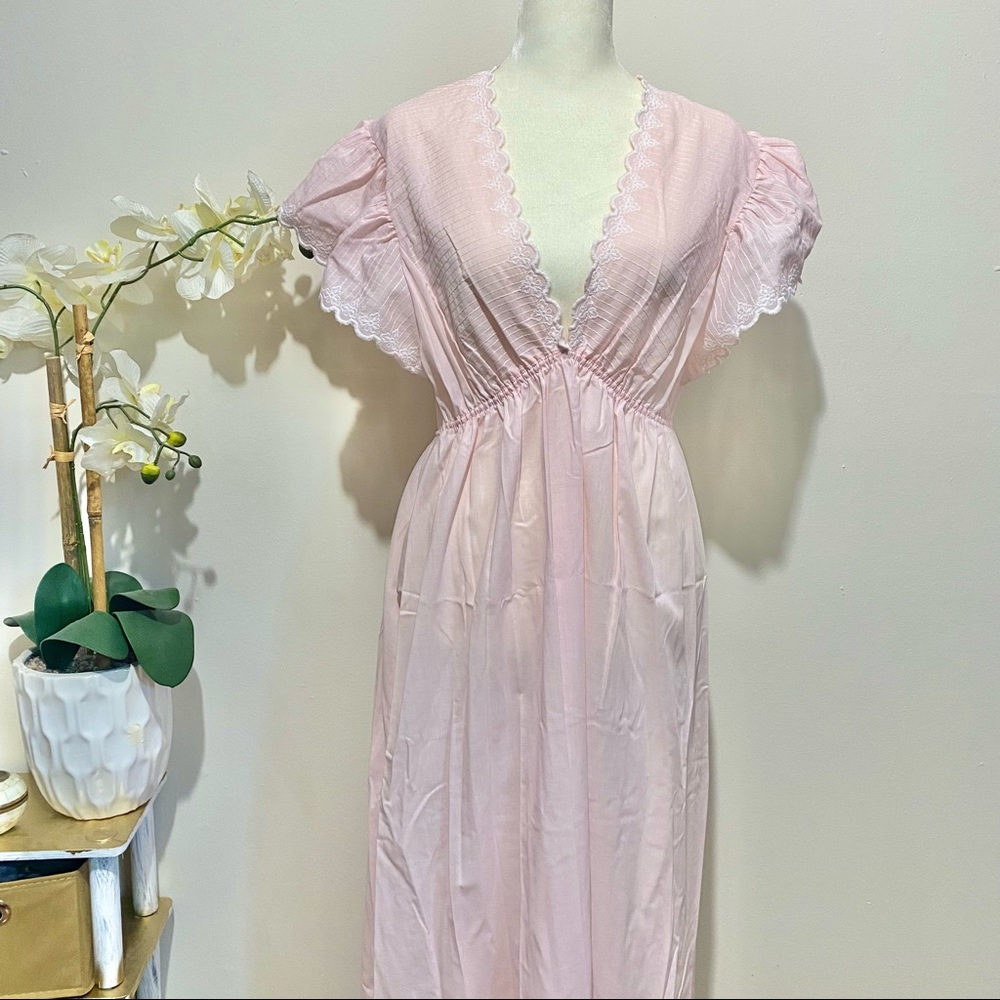 Light Pink Cover Up Scallop Sleeves